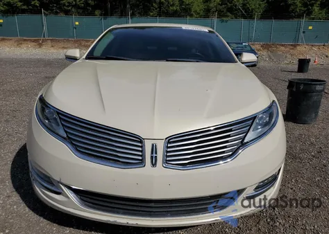 2014 Lincoln Mkz Hybrid из США, поврежденный, VIN 3LN6L2LU1ER829898